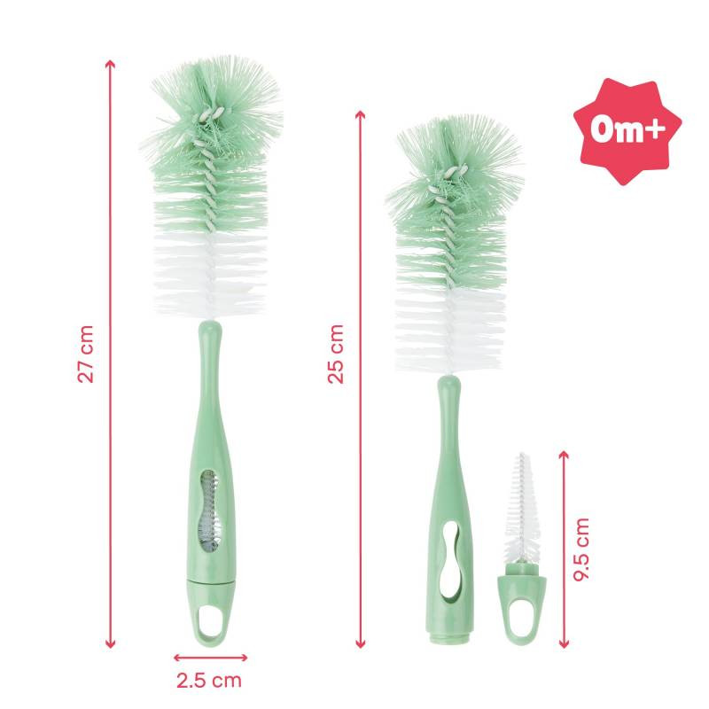Goupillon badabulle vert 2 en 1