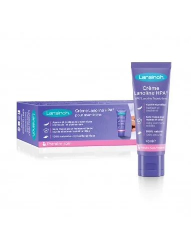 Crème Lansinoh à la Lanoline HPA® - Soins mamelons 40ml