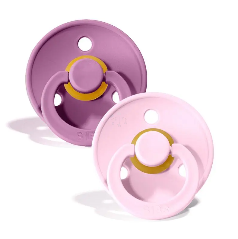 Sucette BIBS Pack De 2 Lavender/Baby Pink (size1: 0-6mois)