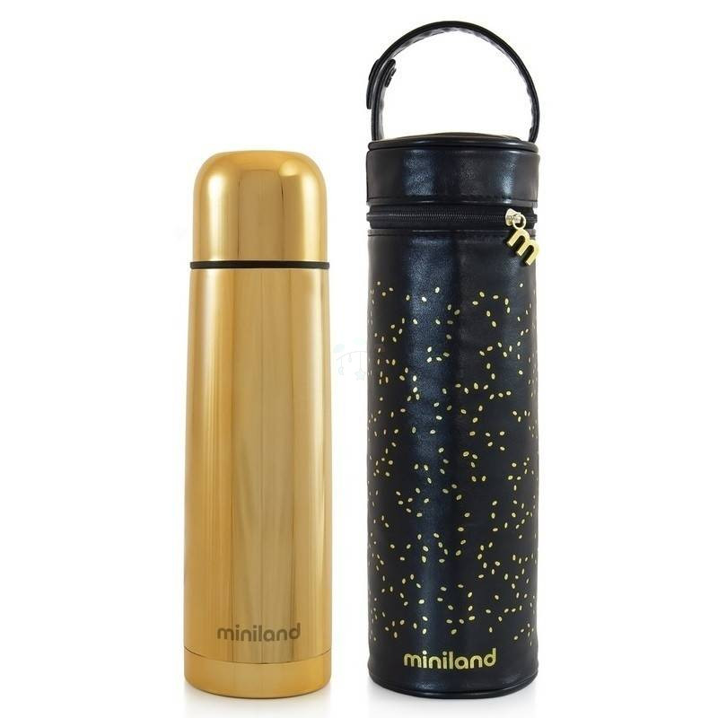 Thermos de Luxe Gold 500 ml + Poche Isotherme