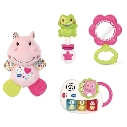 VTECH BABY - COFFRET NAISSANCE ÉVEIL DES SENS ROSE