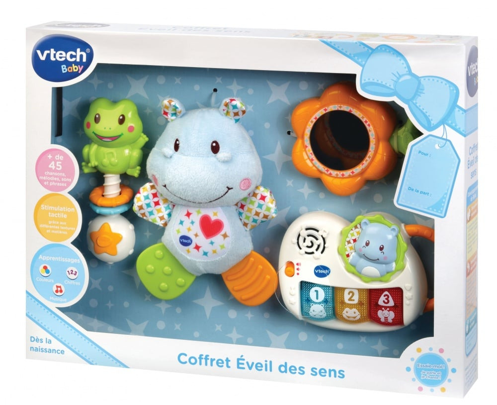 Coffret naissance - Éveil des sens bleu