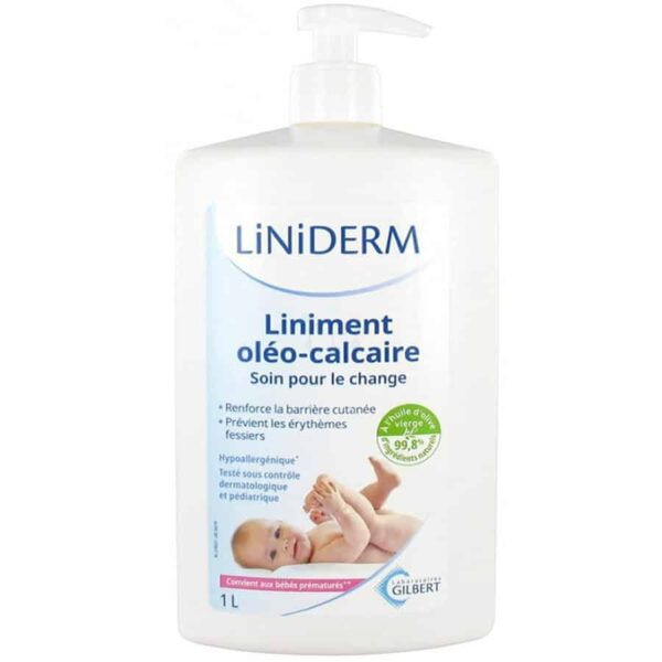 GILBERT – LINIDERM LINIMENT OLÉO-CALCAIRE STABILISÉ POMPE 1L